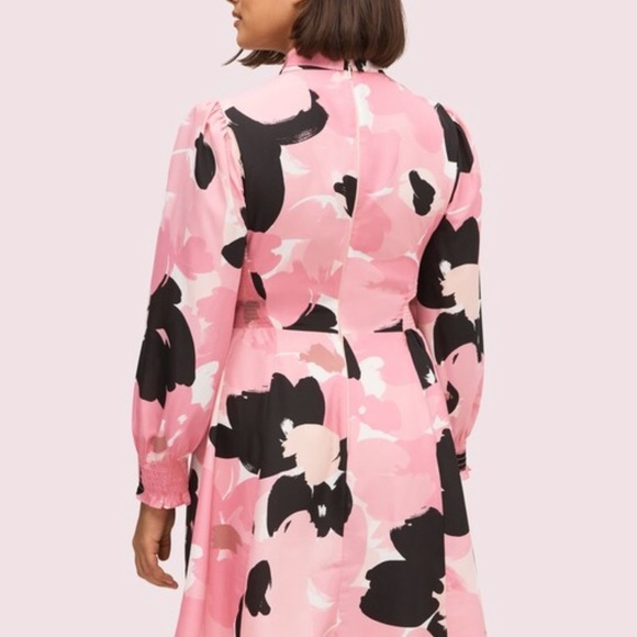 ❤️❤️Kate Spade brush bloom smocked dress Size 8 ❤️❤️ - Picture 2 of 6